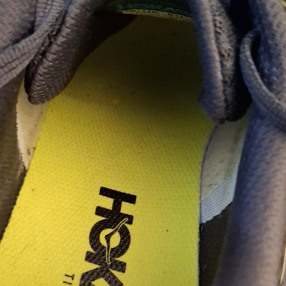 Hoka Men's M Rincon 2 Athletic Shoes - Gray and Lime Sz 10.5 - Picture 9 of 10